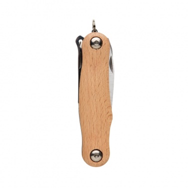 Logo trade promotional giveaways picture of: Wood pocket knife