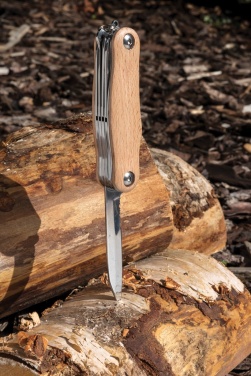 Logo trade advertising products picture of: Wood pocket knife