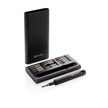 Logo trade promotional gifts image of: Gear X 31 in 1 precision screwdriver set