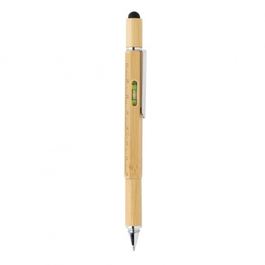 Logotrade business gifts photo of: Bamboo 5-in-1 toolpen