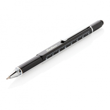 Logo trade promotional products picture of: 5-in-1 aluminium toolpen