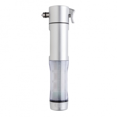 Logo trade corporate gifts picture of: Emergency light with hammer