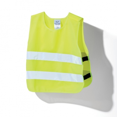Logotrade promotional giveaway image of: GRS recycled PET high-visibility safety vest 3-6 years