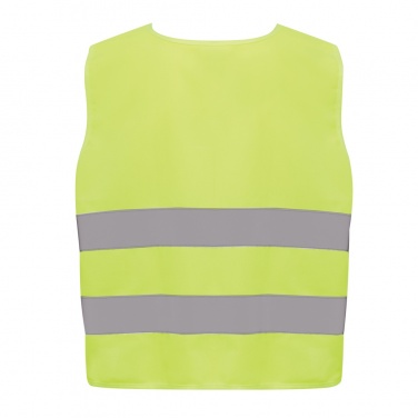 Logotrade promotional merchandise photo of: GRS recycled PET high-visibility safety vest 7-12 years