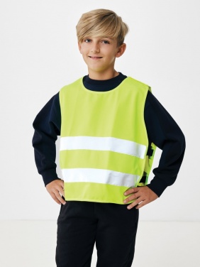 Logo trade promotional giveaway photo of: GRS recycled PET high-visibility safety vest 7-12 years