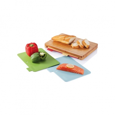 Logotrade promotional merchandise picture of: Cutting board with 4pcs hygienic boards