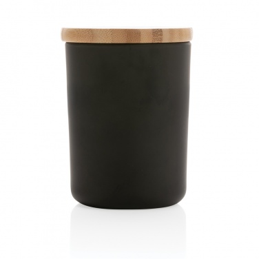 Logo trade promotional merchandise picture of: Ukiyo deluxe scented candle with bamboo lid