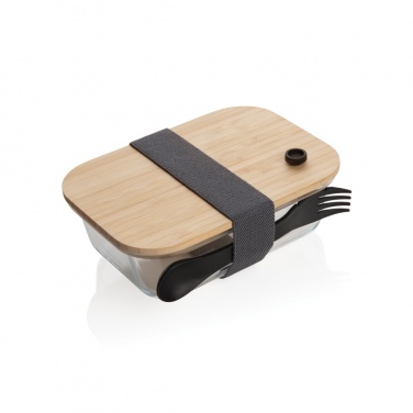 Logotrade corporate gifts photo of: Glass lunchbox with bamboo lid