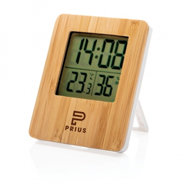 Logotrade promotional giveaways photo of: Bamboo weather station