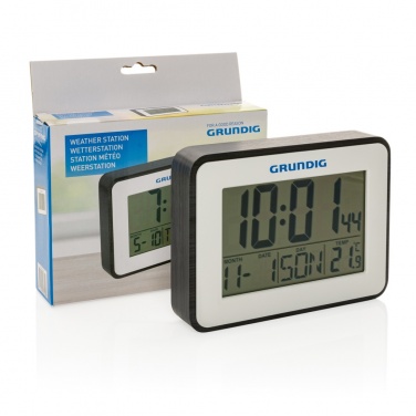 Logotrade promotional gift picture of: Grundig weatherstation alarm and calendar