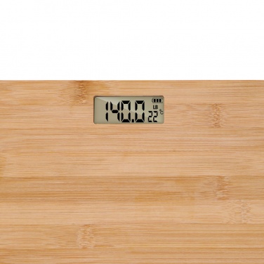 Logo trade corporate gift photo of: Grundig Bamboo Digital Body Scale