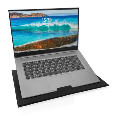 Logo trade promotional merchandise image of: Impact AWARE RPET Foldable desk organizer with laptop stand