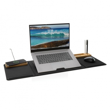 Logotrade promotional product picture of: Impact AWARE RPET Foldable desk organizer with laptop stand