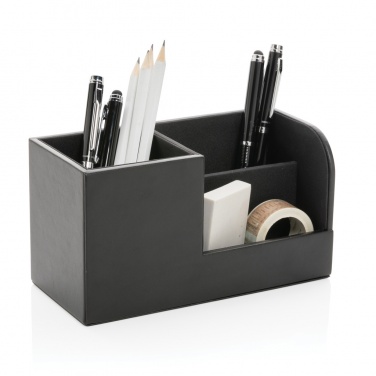 Logo trade promotional giveaways picture of: Swiss Peak RCS recycled PU Desk organiser