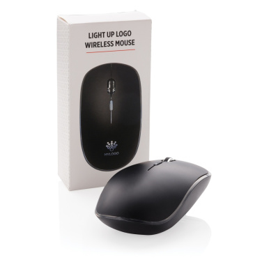 Logotrade promotional product picture of: Light up logo wireless mouse