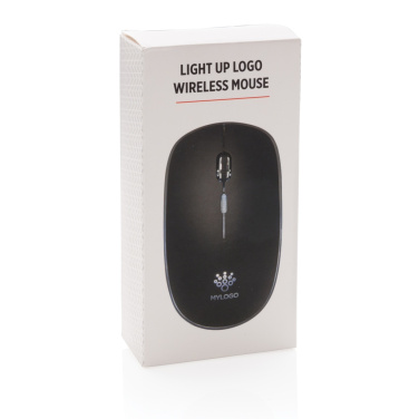 Logo trade promotional merchandise picture of: Light up logo wireless mouse