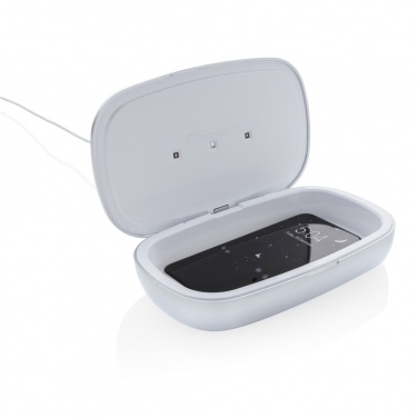 Logo trade promotional merchandise image of: Rena UV-C steriliser box with 5W wireless charger