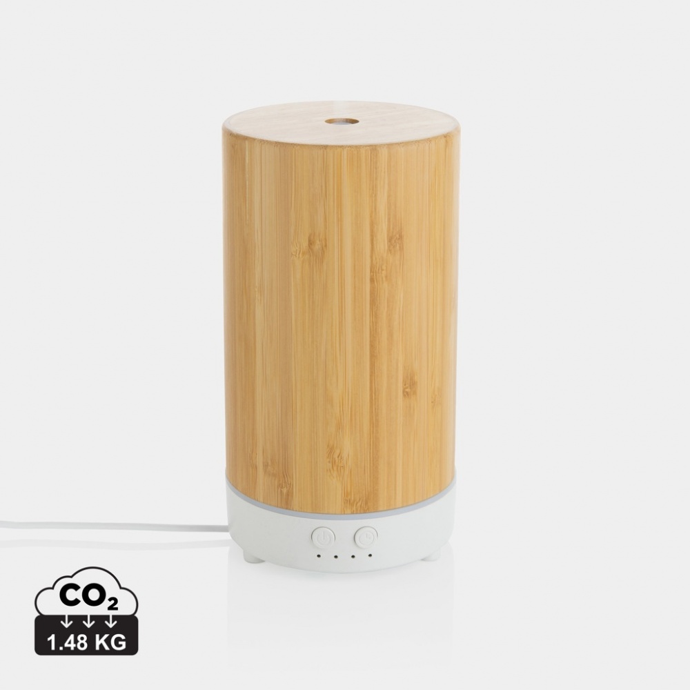 Logo trade promotional gifts picture of: RCS recycled plastic and bamboo aroma diffuser