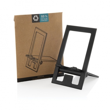 Logotrade promotional merchandise image of: SnapStand RCS recycled plastic foldable phone stand