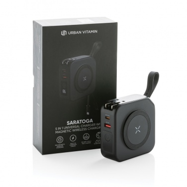 Logotrade promotional merchandise picture of: Urban Vitamin Saratoga 5 in 1 universal charger