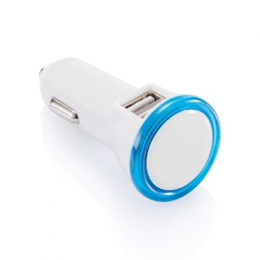 Logo trade promotional products image of: Powerful dual port car charger