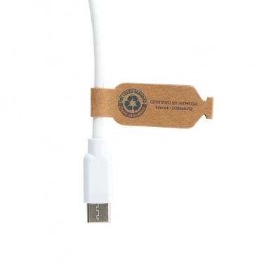 Logo trade promotional giveaway photo of: RCS recycled plastic Ontario 6-in-1 cable