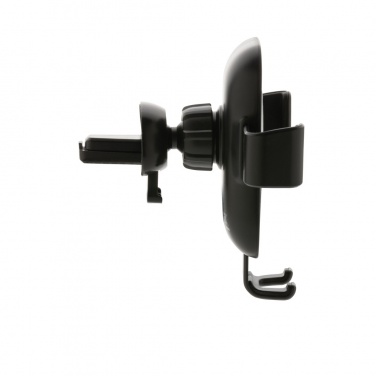 Logo trade advertising product photo of: RCS recycled plastic 10W wireless charging car holder