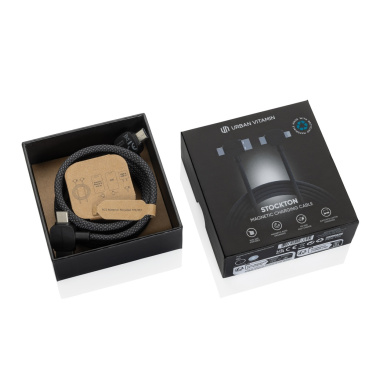 Logo trade promotional items picture of: Urban Vitamin Stockton 65W RCS RTPE/RPET magnetic cable