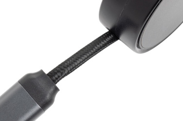 Logotrade advertising products photo of: Terra RCS recycled aluminium retractable 6 in 1 cable