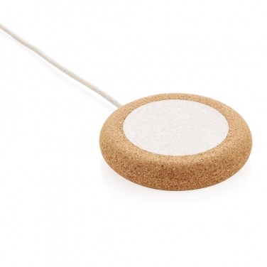 Logotrade promotional merchandise picture of: Cork and Wheat 5W wireless charger