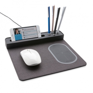 Logotrade business gift image of: Air mousepad with 5W wireless charging and USB