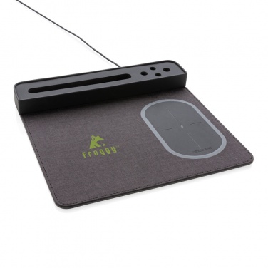 Logotrade corporate gift image of: Air mousepad with 5W wireless charging and USB