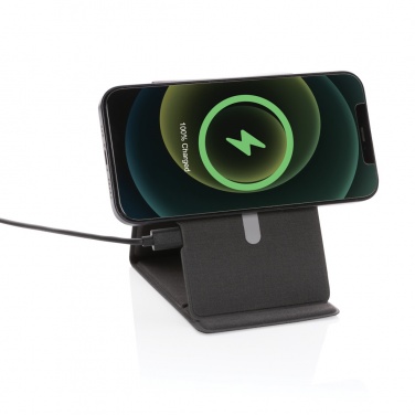 Logotrade promotional item picture of: Artic Magnetic 10W wireless charging phone stand