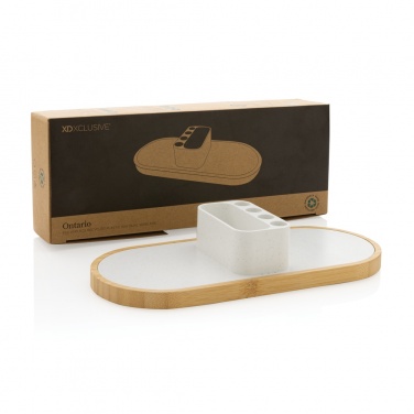 Logotrade business gift image of: Ontario RCS rplastic 10W dual wireless