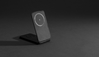 Logotrade promotional item picture of: Swiss Peak RCS rPU 15W  3-in-1 magnetic wireless charger