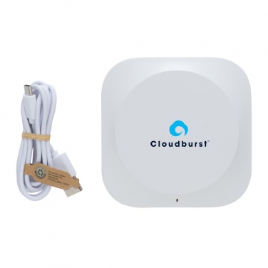 Logo trade promotional gifts image of: Oregon RCS recycled plastic and cork 10W wireless