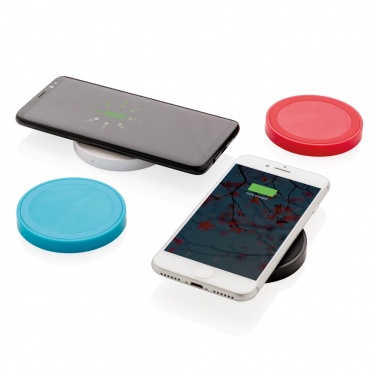 Logo trade promotional product photo of: 5W wireless charging pad round