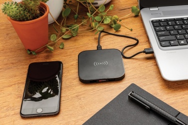 Logo trade corporate gift photo of: Wireless 5W charging pad
