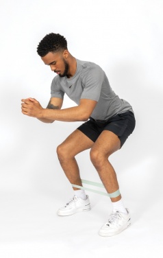 Logo trade promotional giveaways image of: 4pc elastic fitness bands in pouch