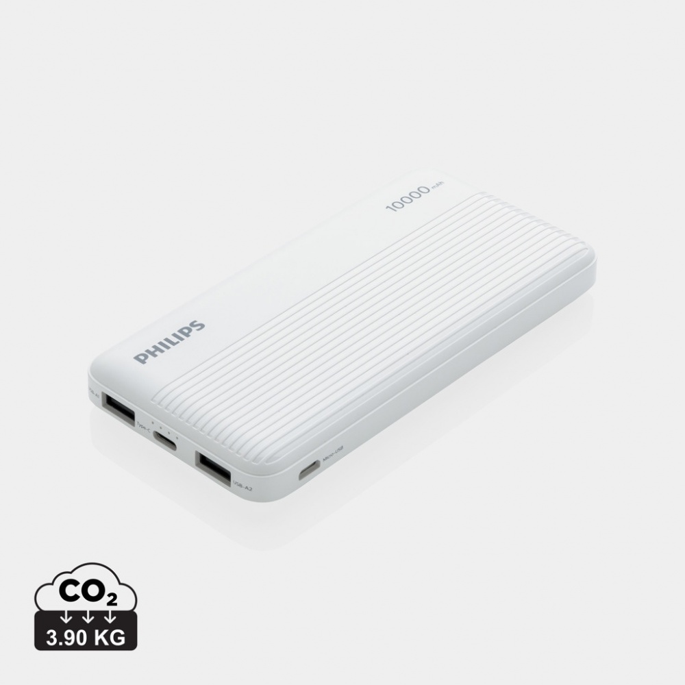 Logotrade corporate gift picture of: Philips 10.000 mAh slim powerbank