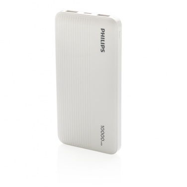 Logotrade promotional merchandise picture of: Philips 10.000 mAh slim powerbank