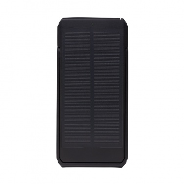 Logo trade promotional product photo of: Skywave RCS recycled plastic solar powerbank 10000 mAh