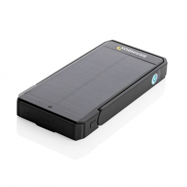 Logo trade promotional items image of: Skywave RCS recycled plastic solar powerbank 10000 mAh