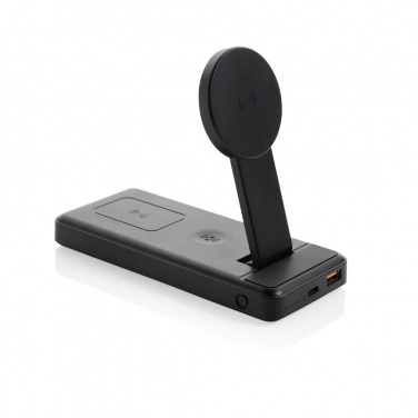 Logo trade business gifts image of: Fenwick RCS recycled plastic 10000mah  3 in 1 fast powerbank