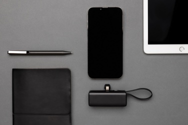 Logo trade promotional items image of: Powerlink RCS rplastic 3000 mAh powerbank iOS connector