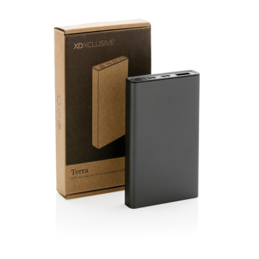 Logotrade promotional giveaway image of: Terra RCS recycled aluminium powerbank 5.000 mAh