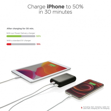 Logotrade promotional gift image of: Urban Vitamin Alameda 10.000 mAh 18W PD powerbank