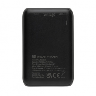 Logotrade corporate gift picture of: Urban Vitamin Alameda 10.000 mAh 18W PD powerbank