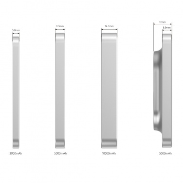 Logotrade promotional product image of: Urban Vitamin Malibu RCS plastic/alu 5000 mah powerbank