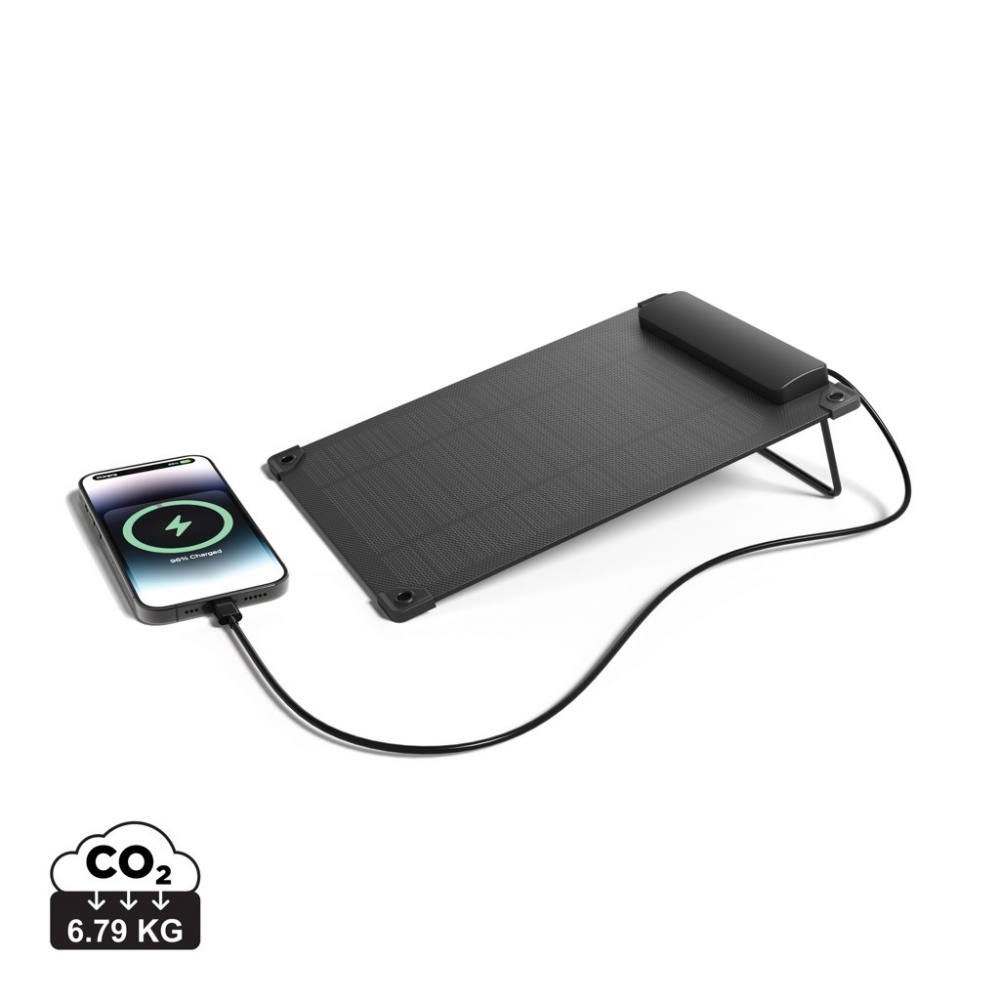 Logotrade promotional item image of: Solarpulse rplastic portable solar panel 5W